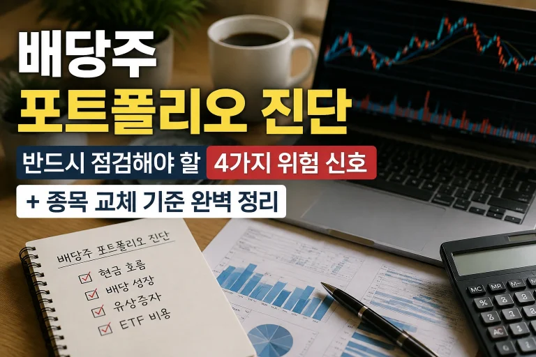 배당주 포트폴리오 진단 4가지 위험 신호와 종목 교체 기준 체크리스트