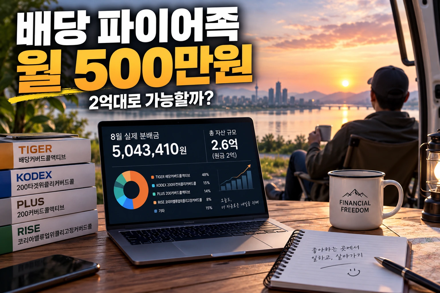 배당 파이어족 월 500만원 2억대 커버드콜 ETF 실제 계좌
