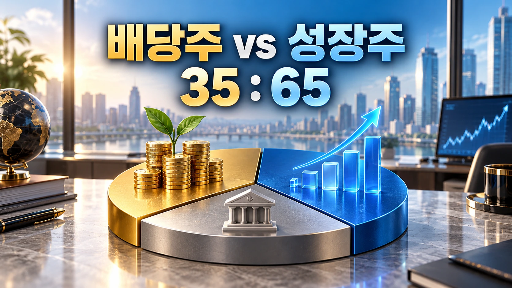 배당주 성장주 비율 35대65 월배당 500만원 포트폴리오