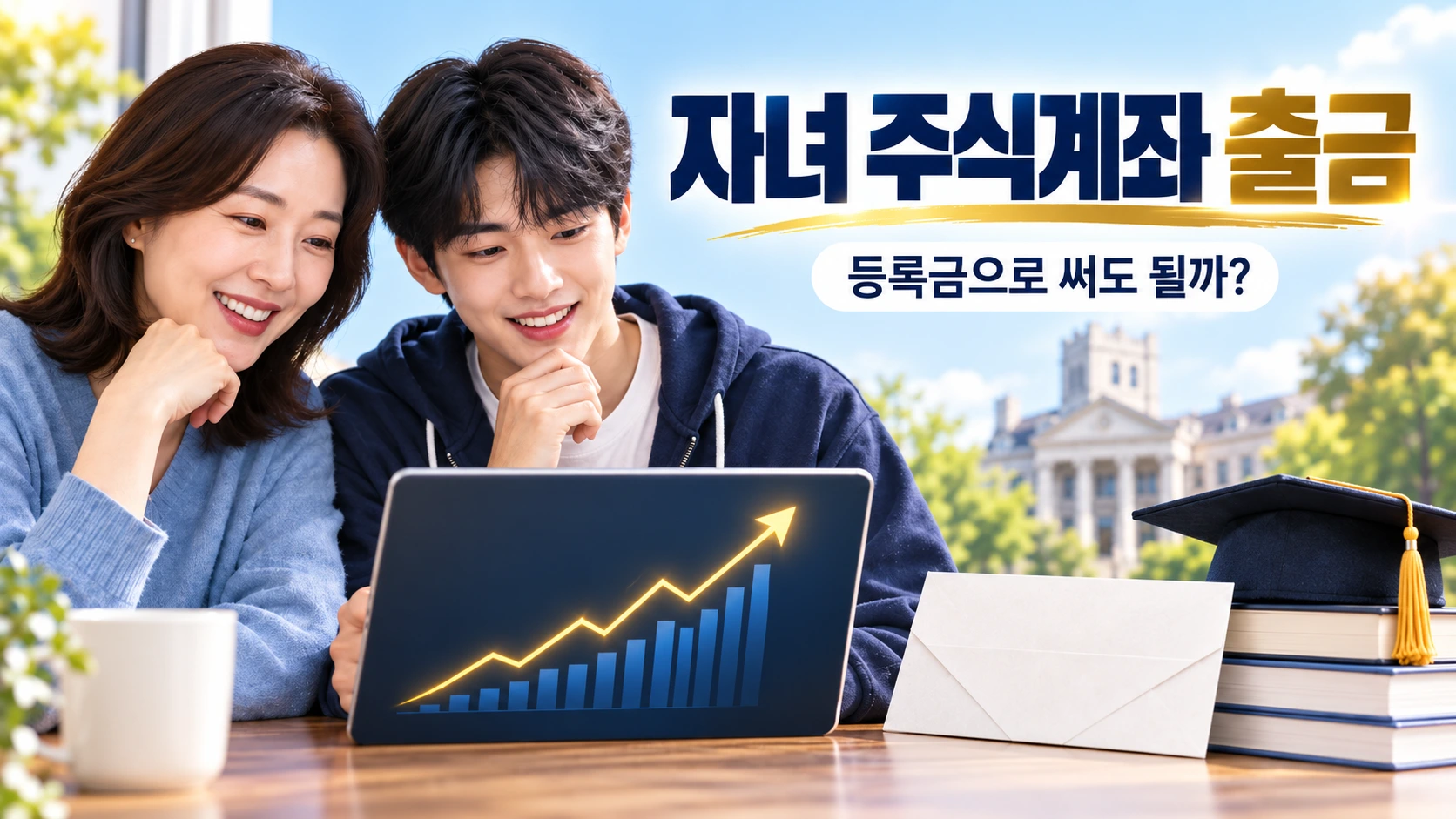 자녀 주식계좌 출금 5000만원 대학 등록금 세금 계산