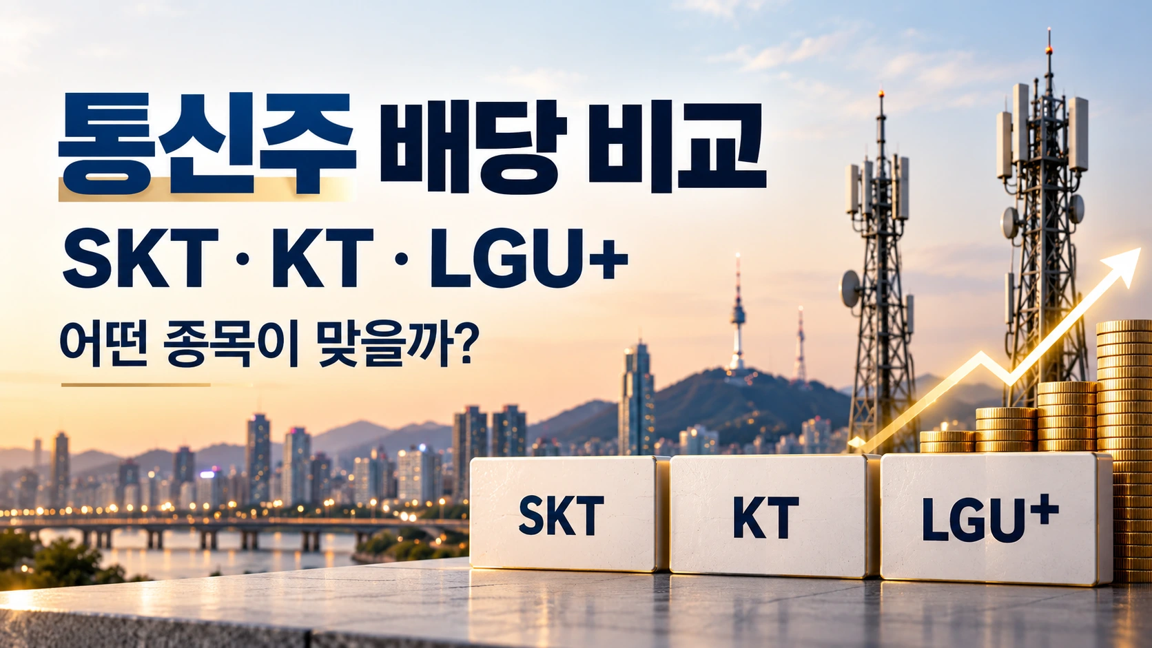 SK텔레콤 KT LG유플러스 통신주 배당 비교와 투자 전략 이미지