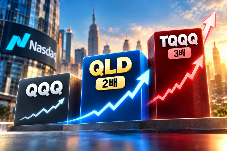 QLD 장기투자 QQQ TQQQ 나스닥100 레버리지 수익률과 2022년 하락장 비교